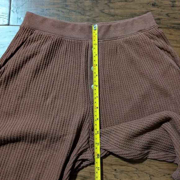 Old Navy waffle joggers and bra top lounge set PJs rust brown size XS - Picture 10 of 16